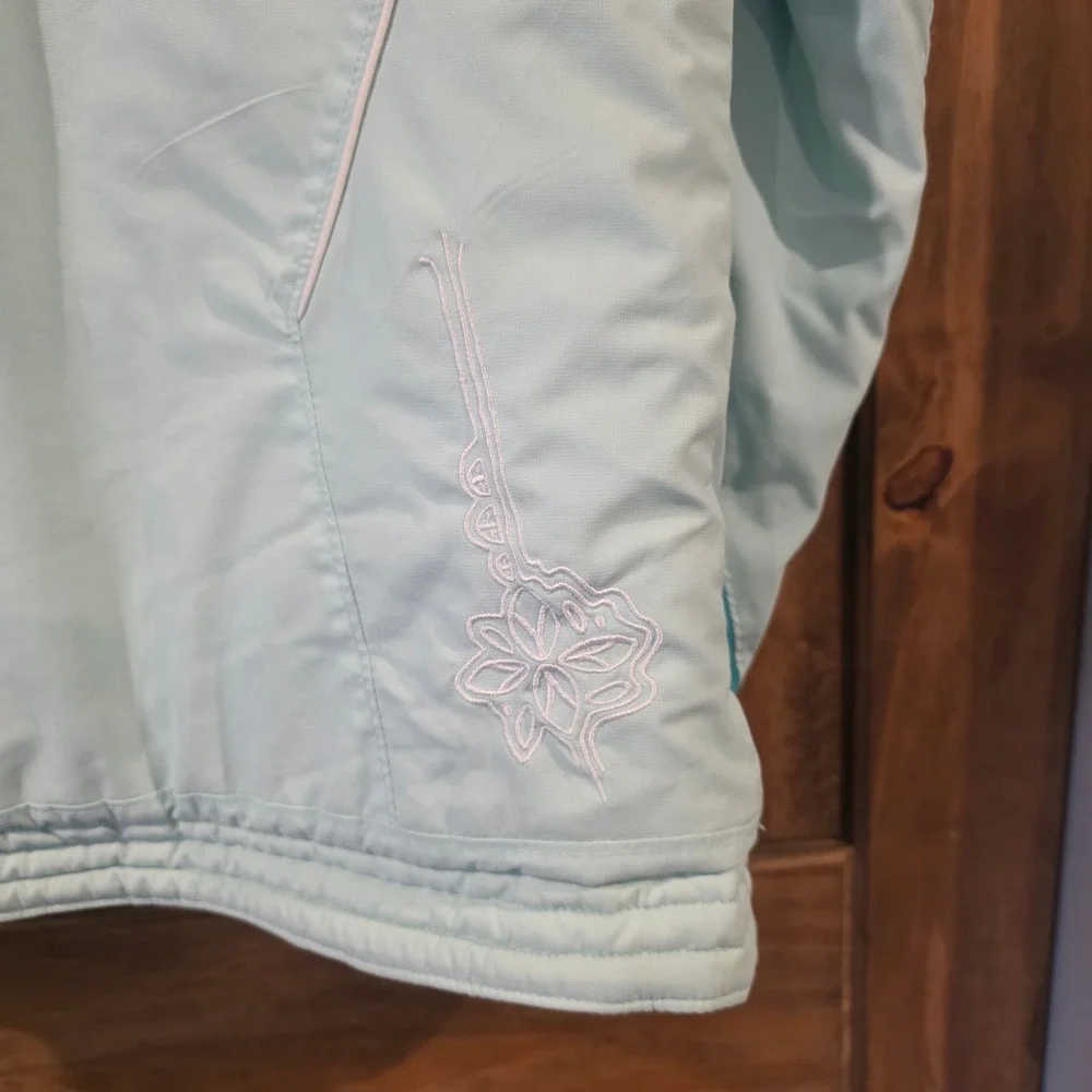 Columbia Winter Jacket Kids Size 18/20 Blue Excellent‎ Fleece Lined Snow Coat